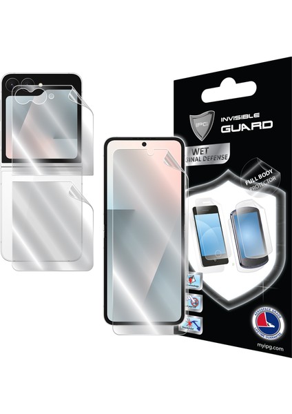 Samsung Galaxy Z Flip 7 Fe (Iç Dış Ekran ve Arka) Için Ipg Hydrogel Koruyucu
