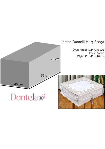 Keten Dantelli Hurç Bohça modelleri