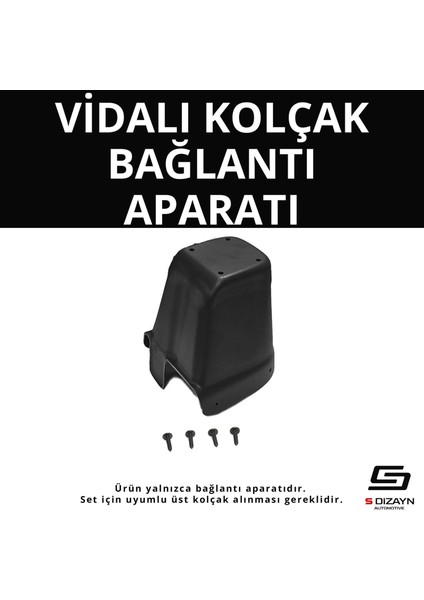 S-Dizayn Kia Picanto Abs Vidalı Kol Dayama Kolçak Alt Adaptör 2015 Üzeri A+Kalite