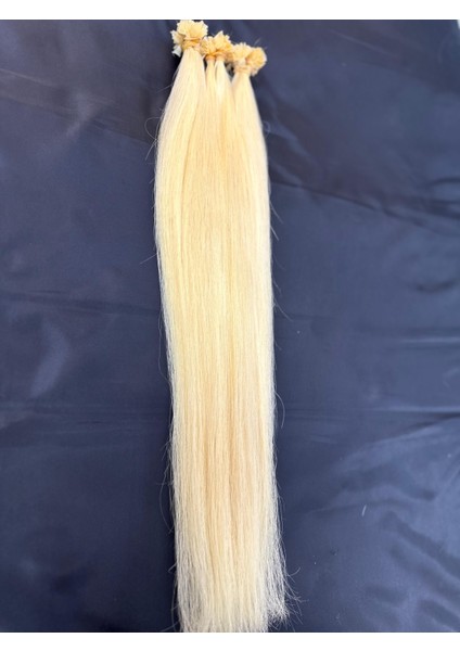 Platin Özbek 65-70 cm %100 Gerçek Saç 150 Adet Mikro Kaynak, 0.6 Gramdır 150 Adet 90 Gram Gelmektedir