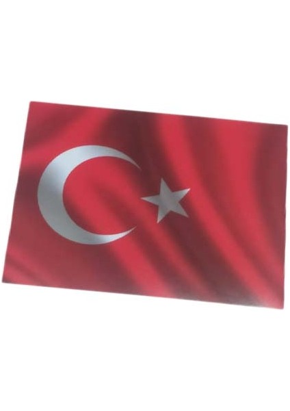 10 Adet Küçük Sticker Türk Bayrağı Etiket A6 Bayrak Sticker Etiket (Ebat: 14,6 cm x 10,4 Cm)