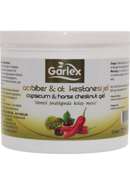 Acı Biber & At Kestanesi Jeli 500 ml fiyatları