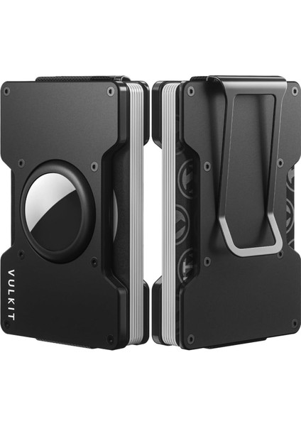 Para Klipsli Ince Metal Cüzdan - Rfıd Engelleme ve Airtag Uyumlu