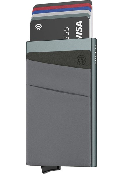 Rfıd Korumalı Erkek Kartlık Cüzdan 5 Kart ve Nakit Bölmeli Kompakt Tasarım