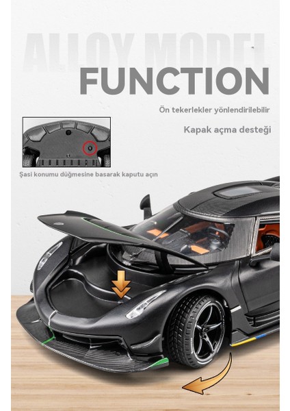 1 Ila 24 Koenigsegg Alaşımlı Spor Araba Modeli (Yurt Dışından) indirimleri