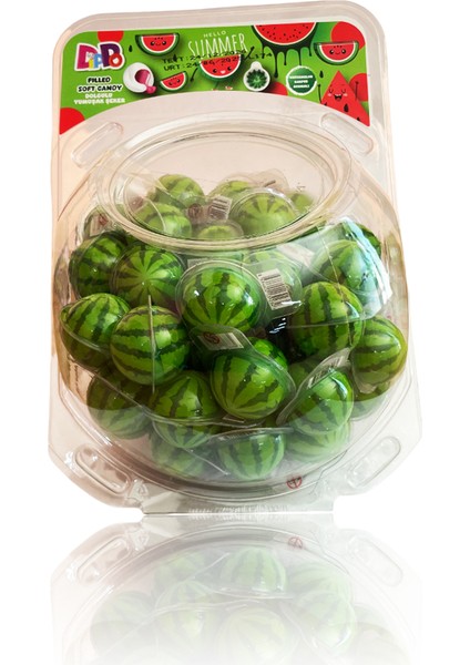 Karpuz Jel Yumuşak Şeker 12 gr 65'li Paket