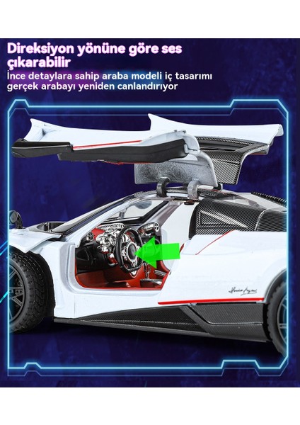 1 Ila 24HUAYRA Bc Alaşımlı Spor Otomobil Modeli (Yurt Dışından) modelleri