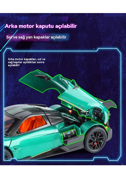 1 Ila 24HUAYRA Bc Alaşımlı Spor Otomobil Modeli (Yurt Dışından) indirimleri
