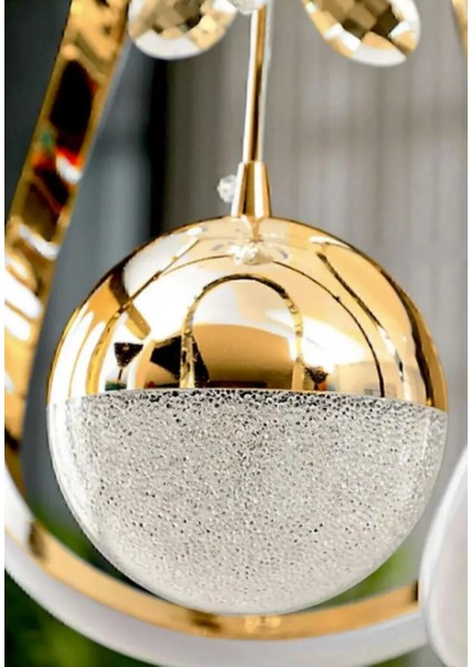 Şeker Top Modern Sarkıt LED Avize 3 Renk Gold Kaplamalı fiyatları