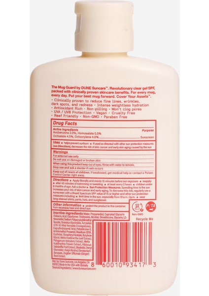 The Mug Guard Spf 30 Görünmez Jel Güneş Kremi, 71ML fiyatları