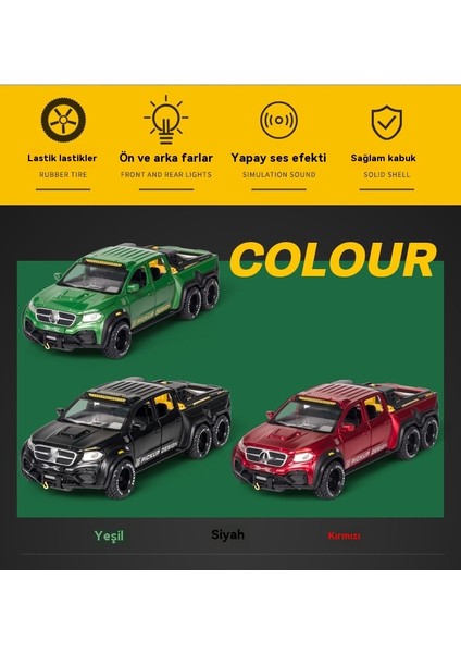 1 Ila 28 Daben X-Class Exy 6 X6 Alaşımlı Arazi Aracı Modeli (Yurt Dışından) modelleri