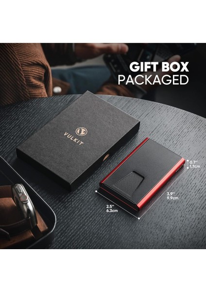 Ince Minimalist Alüminyum Kart Cüzdanı Rfıd Engelleme Pop Up Tasarımı indirimleri