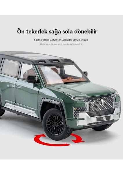 1 Ila 24 U8 Alaşımlı Otomobil Modeli Süsleri (Yurt Dışından) modelleri