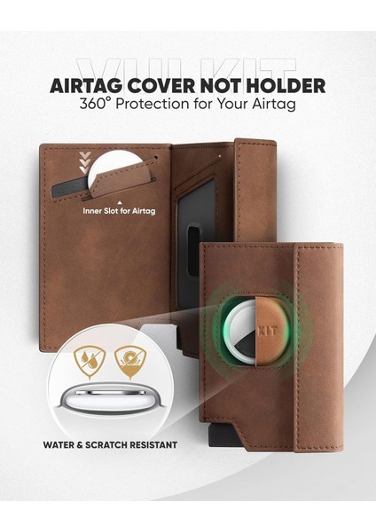 Suni Deri Cüzdan, 360 Koruma, Açılır Kart Mekanizması, Rfıd Engelleme fırsatları