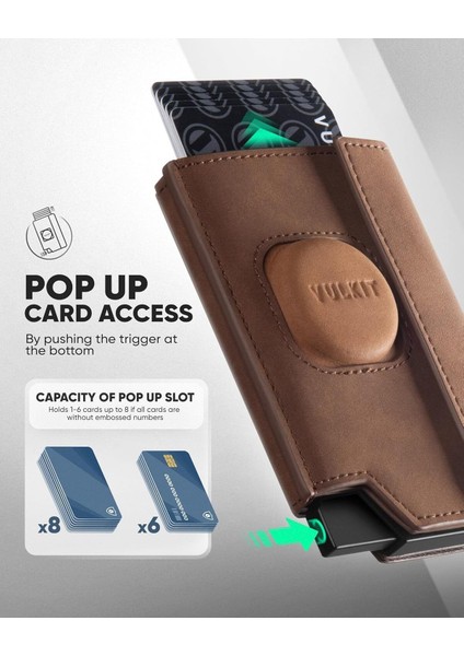 Suni Deri Cüzdan, 360 Koruma, Açılır Kart Mekanizması, Rfıd Engelleme indirimleri