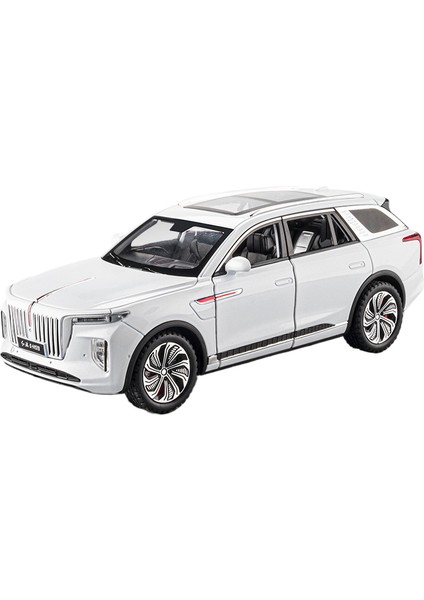 1 Ila 24 Kırmızı Bayrak E-Hs9 Alaşım Araba Modeli (Yurt Dışından)