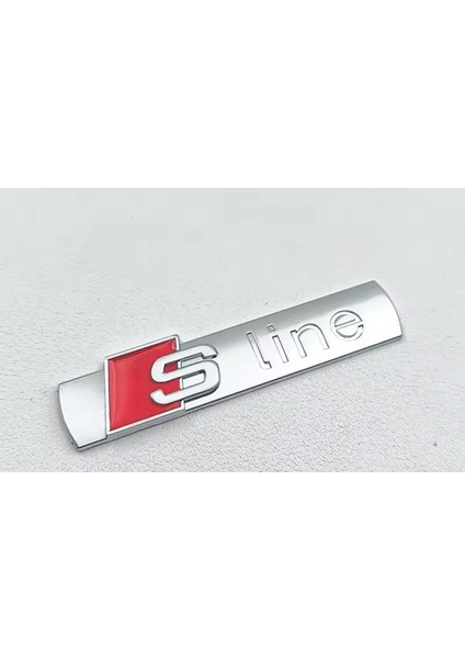 SLine Logo Metal Mat Krom Çamurluk Arma A3 A4 A5 A6 A7 fiyatları
