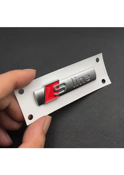 SLine Logo Metal Mat Krom Çamurluk Arma A3 A4 A5 A6 A7 fırsatları