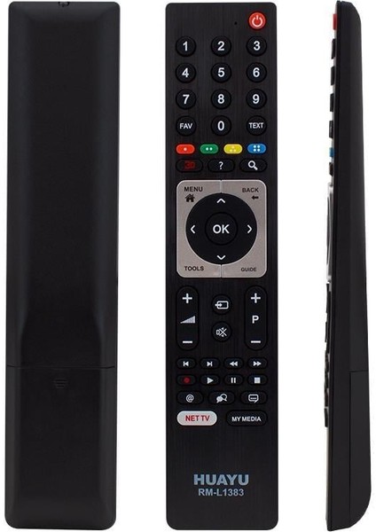 RM-L1383 Arçelik-Beko-Grundig Universal 3d-Netflix-My Media Tuşlu LCD LED Tv Kumanda