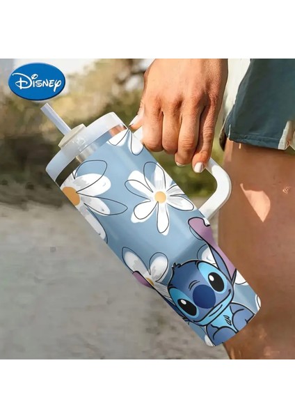 Stich Daisy Quencher Tumbler | 40 Oz (1,18 Lt) Pipetli Quencher Termos