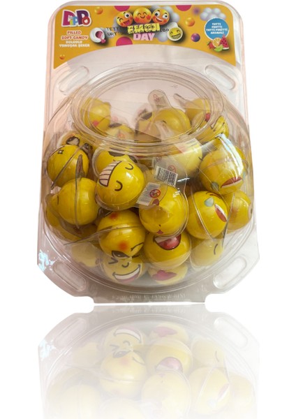 Emoji Jel Yumuşak Şeker 12 gr 65'li Paket