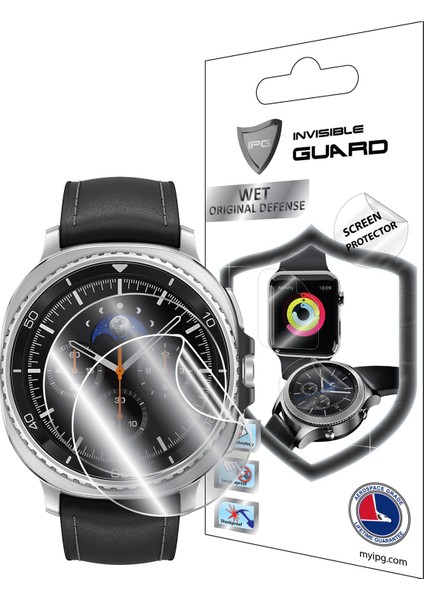 Samsung Galaxy Watch 8 Classic Hydrogel (Ince Tpu) ile Uyumlu Ipg Ekran Koruyucu (2 Adet)
