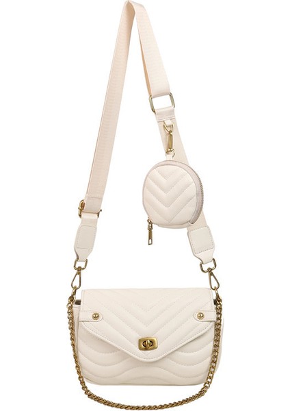 Yazın Yeni Trendi Olan Kombinasyona Uygun Zincirli Çanta (Yurt Dışından)