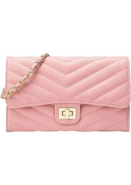 Yeni Üst Düzey Küçük Chanel Tarzı Zincir Çanta Büyük Kapasiteli Kadın Moda Tek Omuz Cep Telefonu Çantası Mini Çok Yönlü Çapraz Çanta (Yurt Dışından)