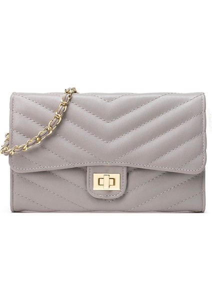 Yeni Üst Düzey Küçük Chanel Tarzı Zincir Çanta Büyük Kapasiteli Kadın Moda Tek Omuz Cep Telefonu Çantası Mini Çok Yönlü Çapraz Çanta (Yurt Dışından)