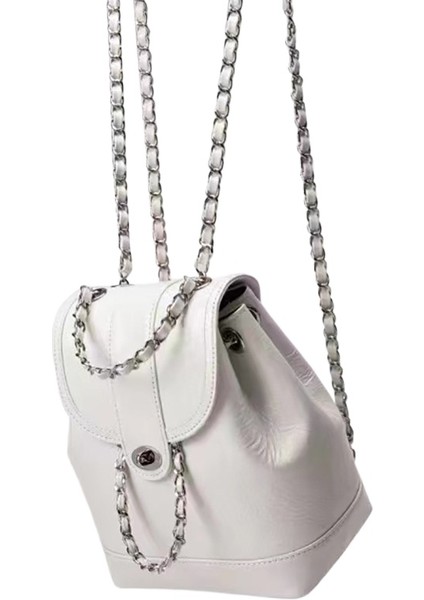 Kadın Chanel Tarzı Zincir Sırt Çantası (Yurt Dışından)