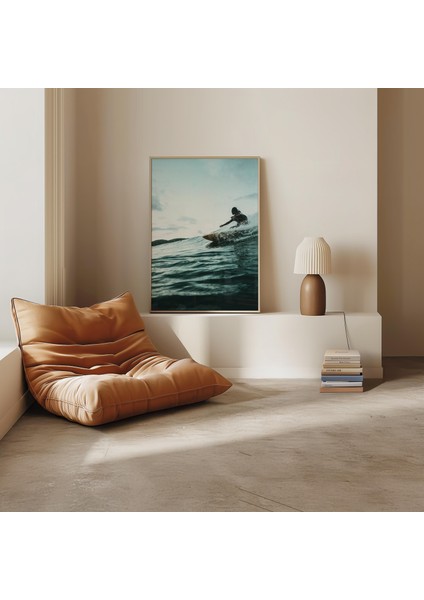 Bold & Still – Sörf Temalı 2’li Fotoğraf Poster Seti – 30X40 cm | Çerçevesiz modelleri