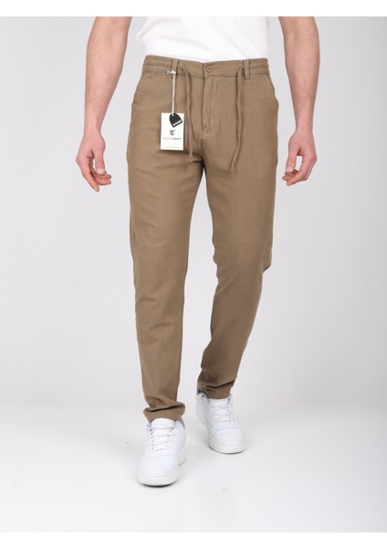 Erkek Keten Pantolon