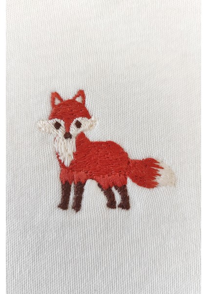 Forest 3lü %100 Pamuk Nakışlı Bebek Body Set