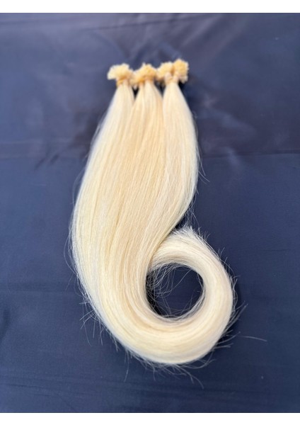 Platin Özbek 55-60 cm %100 Gerçek Saç 50 Adet Mikro Kaynak, 1,0 Gramdır 50 Adet 50 Gram Gelmektedir fırsatları
