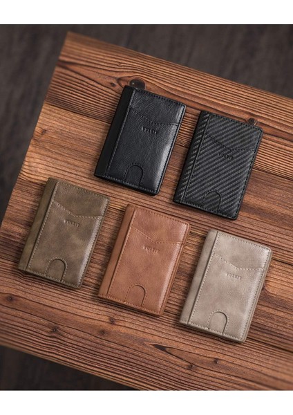 Rfıd Korumalı Erkek Deri Kartlık 10 Kart Bölmeli Ince Minimalist Cüzdan fiyatları