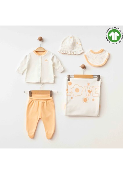 Tavşan Baskılı 5 Parça Hastane Çıkışı