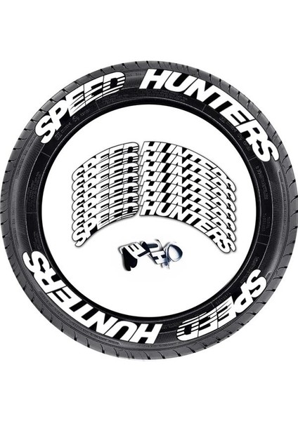 Speedhunter Lastik Yanak Yazısı