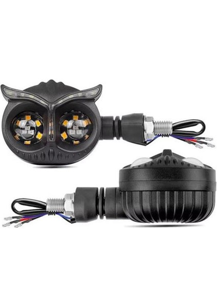 Baykuş Mavi Parklı LED Sinyal Takım