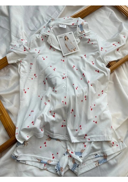 Köpek Desenli Şortlu Pijama T. fiyatları