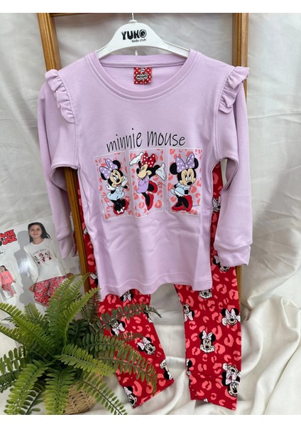 Minnie Mause Baskılı Pijama T.