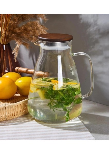 Savio Wood Cam Sürahi 2200 ml