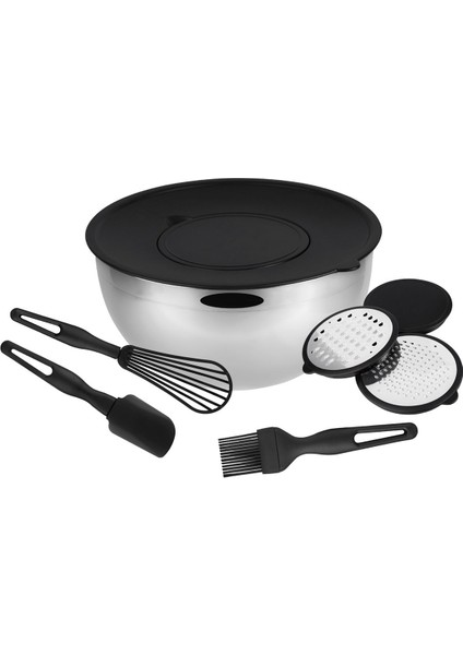 Demre Çok Amaçlı Karıştırma Kabı, Siyah, Pratik ve Dayanıklı Çözüm