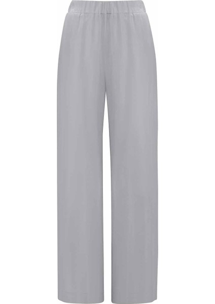 T25Y-7007 Mıssdalıda Bol Paça Saten Cupro Pantolon