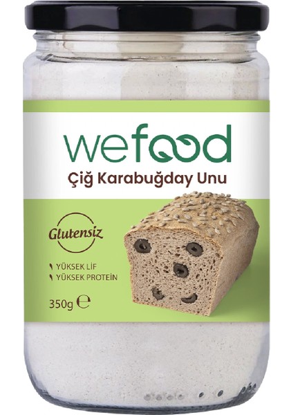 Glütensiz Çiğ Karabuğday Unu 350 gr 8681749104536