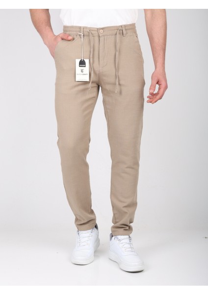 Erkek Keten Pantolon