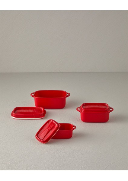 Kırmızı Renkli Plastik Öğle Yemeği Kutusu, Sağlıklı ve Pratik Saklama Çözümü fiyatları