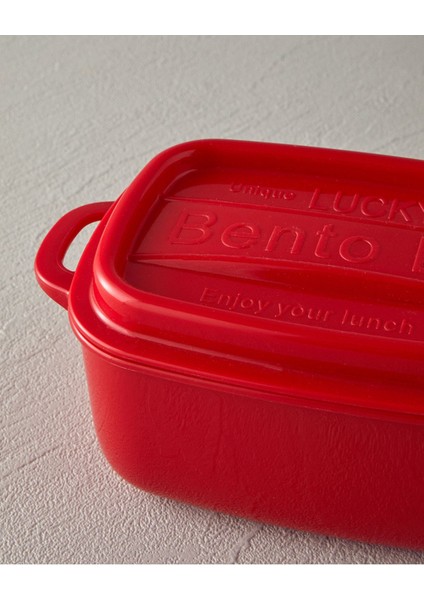 Kırmızı Renkli Plastik Öğle Yemeği Kutusu, Sağlıklı ve Pratik Saklama Çözümü modelleri