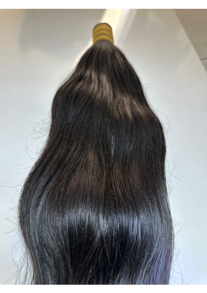 Doğal 75-80 cm %100 Gerçek Saç 250 Adet Boncuk Kaynak, 0,8 Gramdır 250 Adet 200 Gram Gelmektedir