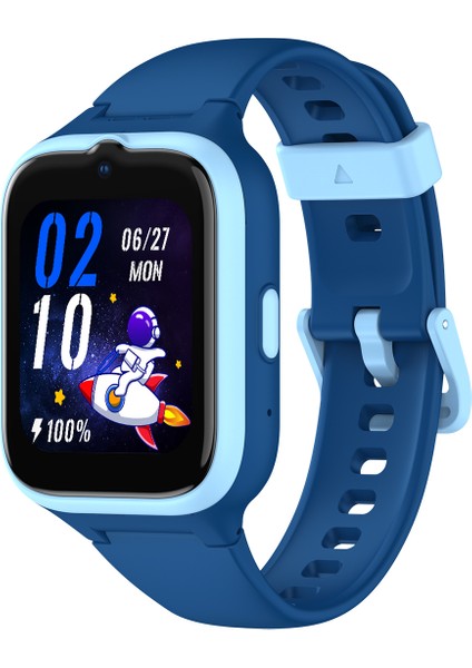 Kids Watch Play 4.5G Sim Kartlı Akıllı Çocuk Saati Mavi GPS Konum Takibi Görüntülü Görüşme