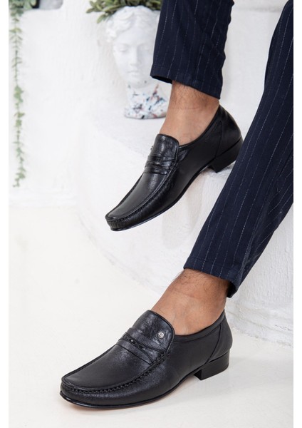 Rok Saraçlı Glase Deri Siyah Erkek Klasik Ayakkabı fiyatları